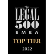 Legal 500 - Top tier 22